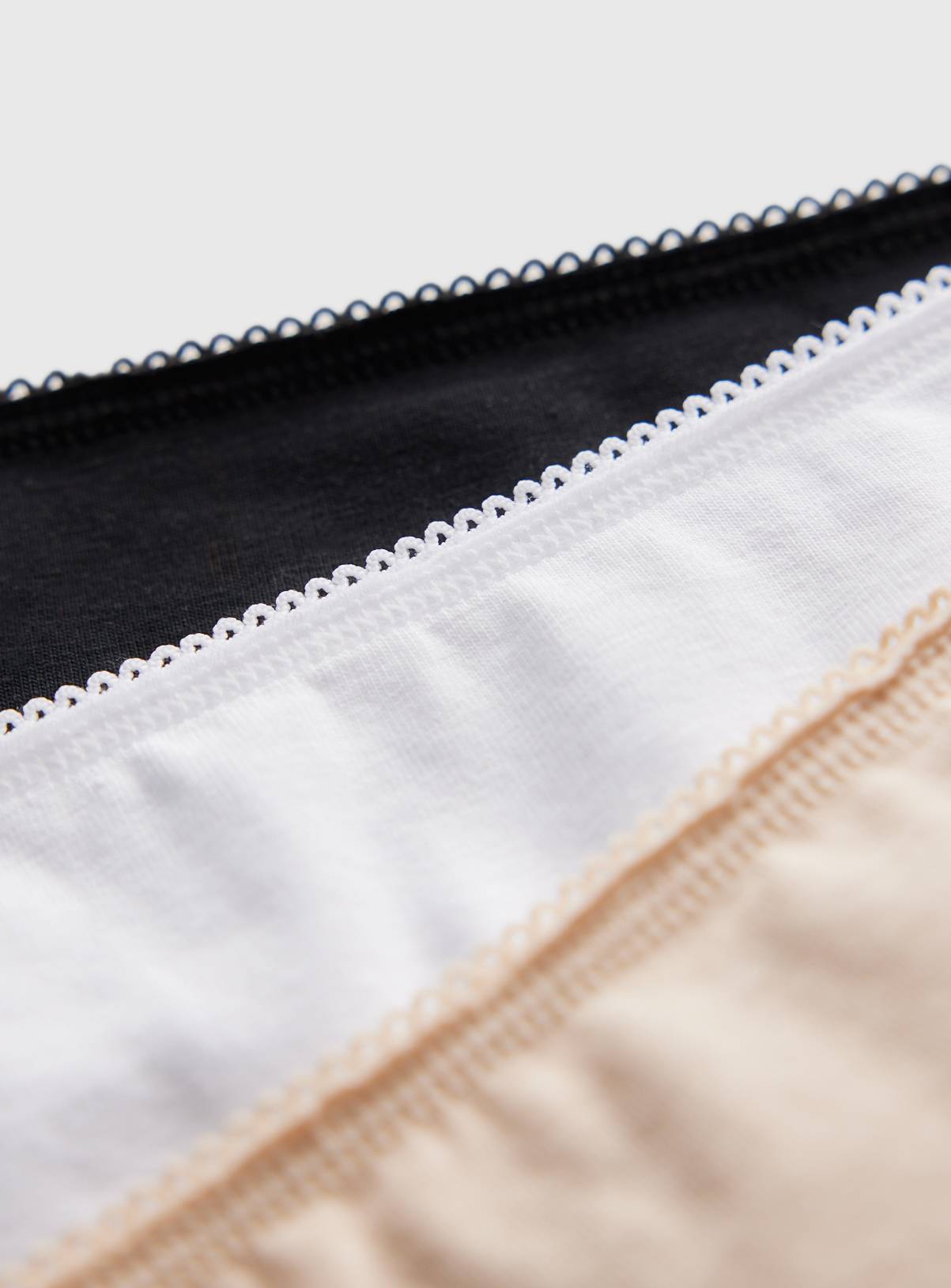 Mono & Nude High Leg Knickers 7 Pack 8 - Image 3